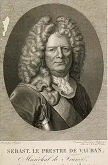 Portrait de Vauban, d'après Hyacinthe Rigaud