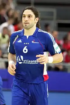 Bertrand Gille268 matchs2 CE, 2 CM, 2 JOMeilleur joueur IHF 2002.