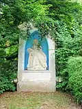 Monument pour rappeler la mémoire des défunts du village d'Altforweiler, inhumés à cet endroit jusqu'en 1923.