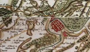 Carte de Cassini de la Chapelle des Buis (1780).