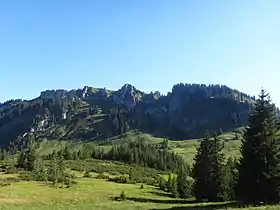 Vue du chaînon du Besler.