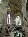 Transept, vue nord-sud.