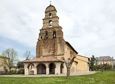 L'église de l’Assomption - clocher-mur