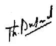 signature de Théophile Hyacinthe Busnel