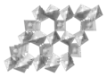 Structure d'une silice cristallisée (quartz β)