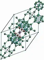 Représentation d'une maille de la forme β-R.