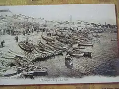 Port de L'Estaque de Marseille, vers 1900.