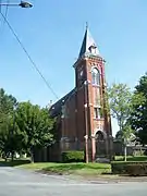 L'église Notre-Dame-et-Saint-Aubin.