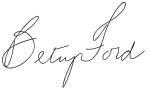 Signature de Betty Ford