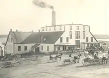 La beurrerie de Bouctouche en 1900.