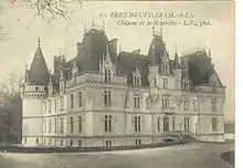 Photographie du château au dix-neuvième siècle.