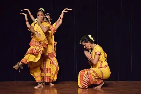 Spectacle de bharata natyam.