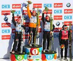 Description de l'image Biathlon WC 2015 Nové Město – women sprint 2.jpg.