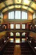 La salle de lecture de la Bibliothèque Solvay, pour laquelle Francis Metzger obtenu le prix Europa Nostra.