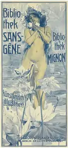 Bibliothek Sans-Gêne... (Berlin, c. 1896).