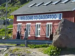 La boutique de souvenirs sur le port de Qaqortoq, Groenland