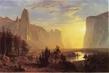 Albert Bierstadt: Yosemite Valley, Yellowstone Park, (1868)