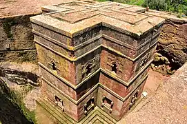 Églises rupestres de Lalibela en Éthiopie (XIIIe siècle)