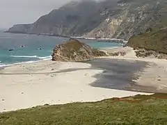 Une plage de Big Sur