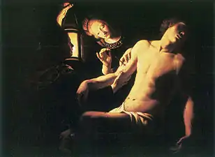 Saint Sébastien soigné par IrèneRome - Pinacothèque du Vatican,