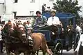 Une voiture à cheval du pèlerinage de 1982