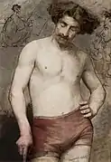 Portrait d'un homme à moitié nu (1885), musée national de Varsovie.