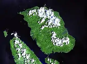 Image satellite de Biliran.