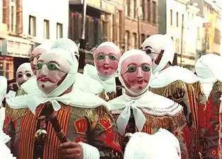 Le carnaval de Binche en Belgique est reconnu depuis 2003.
