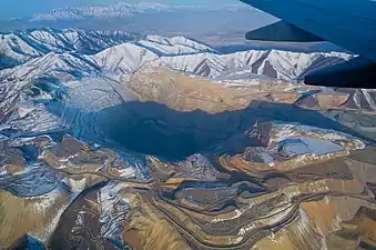 Mine de Bingham Canyon. Salt Lake City. L'une des plus grandes au monde.