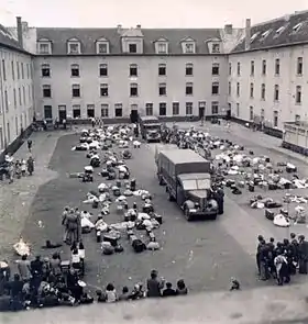 La caserne Dossin à l'été 1942
