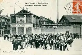 La manufacture de pianos Pleyel a été fondée à Saint-Denis en 1807.