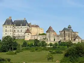 Le château de Biron.