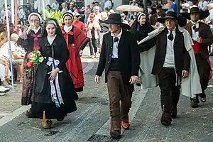 Biroussans lors du défilé d'Autrefois le Couserans en 2019...photog. P. Goujet