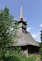 L'église orthodoxe roumaine d’Agârbiciu (en hongrois Egerbegy), construite en bois au XVIIe siècle.