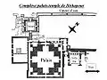 le complexe palais/temple de Bishapour