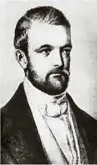 Portrait d'Otto von Bismarck en 1847
