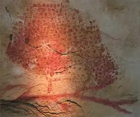 Bison peint, grotte de Marsoulas.