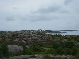 Vue de Kalvsund depuis Björkö.