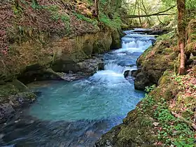 Cascades et marmites sur le Sesserant.