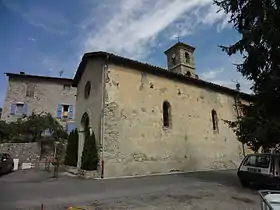 Église Notre-Dame de Blégiers, décrépite (en 2012).