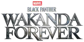 Description de l'image Black Panther Wakanda Forever logo.png.