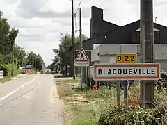 Entrée de Blacqueville.