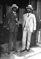 Blaise Diagne et Gratien Candace en 1921.