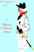 régiment de Blaisois de 1776 à 1779