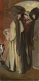 La Panne, Les Femmes, vers 1905 musée des Beaux-Arts de Lyon.