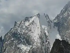 La face Nord de l'aiguille Blanche de Peuterey.