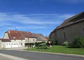 La place de l'église.