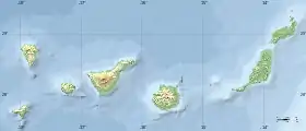 Voir sur la carte topographique des Îles Canaries
