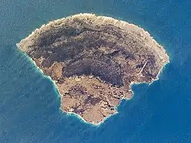 Photo satellitaire de l'île de la Blanquilla