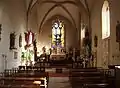 Intérieur de l'église Saint-Hilaire.